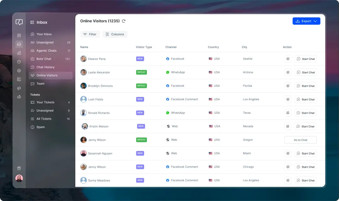 AI-driven customer service software for your business | REVE Chat