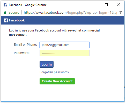 Facebook chat integration