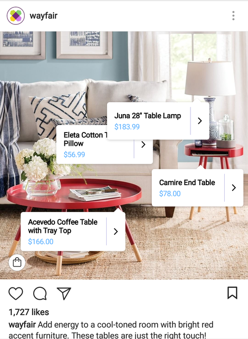 wayfair-instagram-shoppable-post