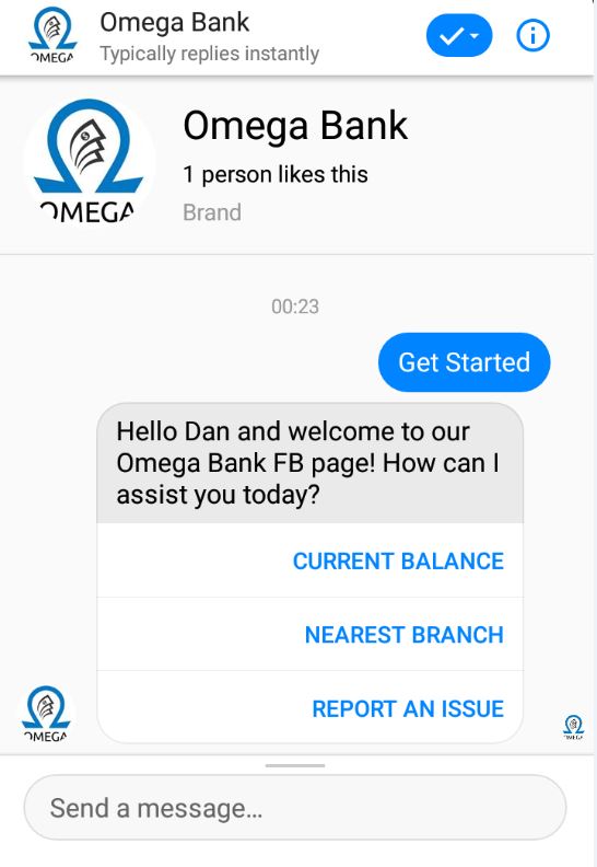 omega-chatbot for social media lead generation
