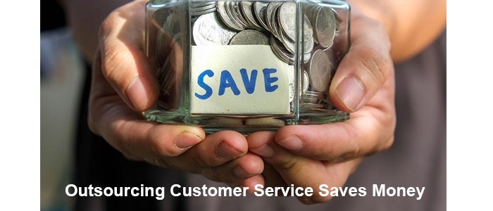 Customer support outsourcing saves money