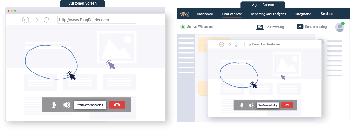 online screen sharing site