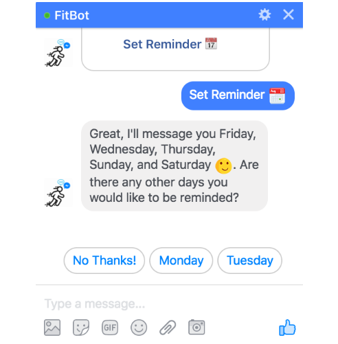 Fitness bots - chatbot trends