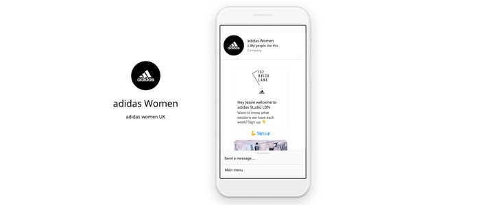 Adidas women - best chatbot examples