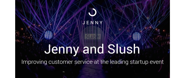 Jenny for customer support - chatbot example