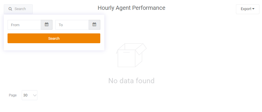 Hourly agents performance