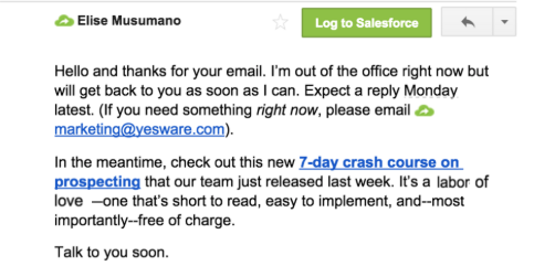 A modern take on automated out of office responses