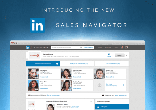 Linkedin sales navigator - lead generation tools