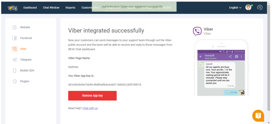 Viber online chat