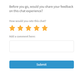real time feedback - online web chat