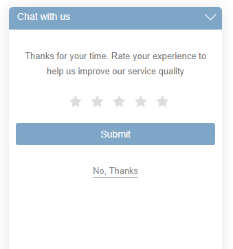 Customer feedback