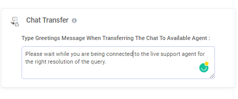 chat transfer