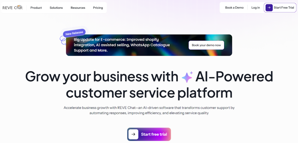 REVE Chat as an example of proactive chat