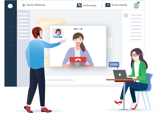 video chat - visual tools as a part of retail consumer engagement