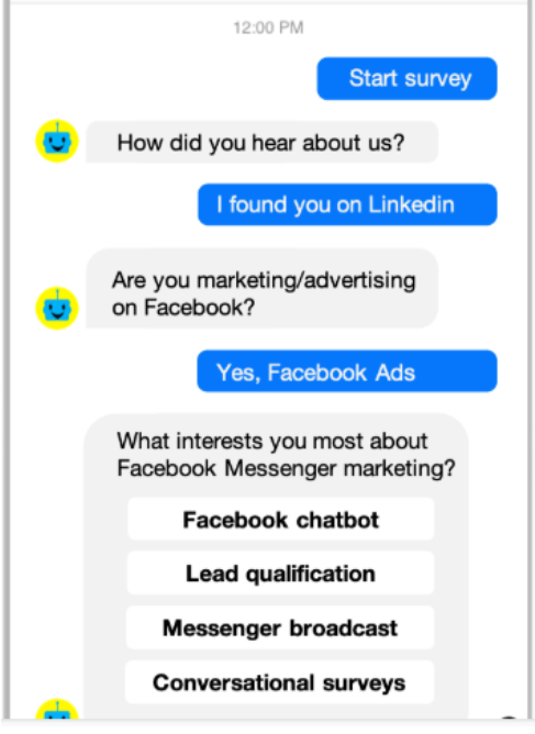Chatbot marketing