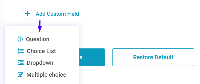 Add custom field