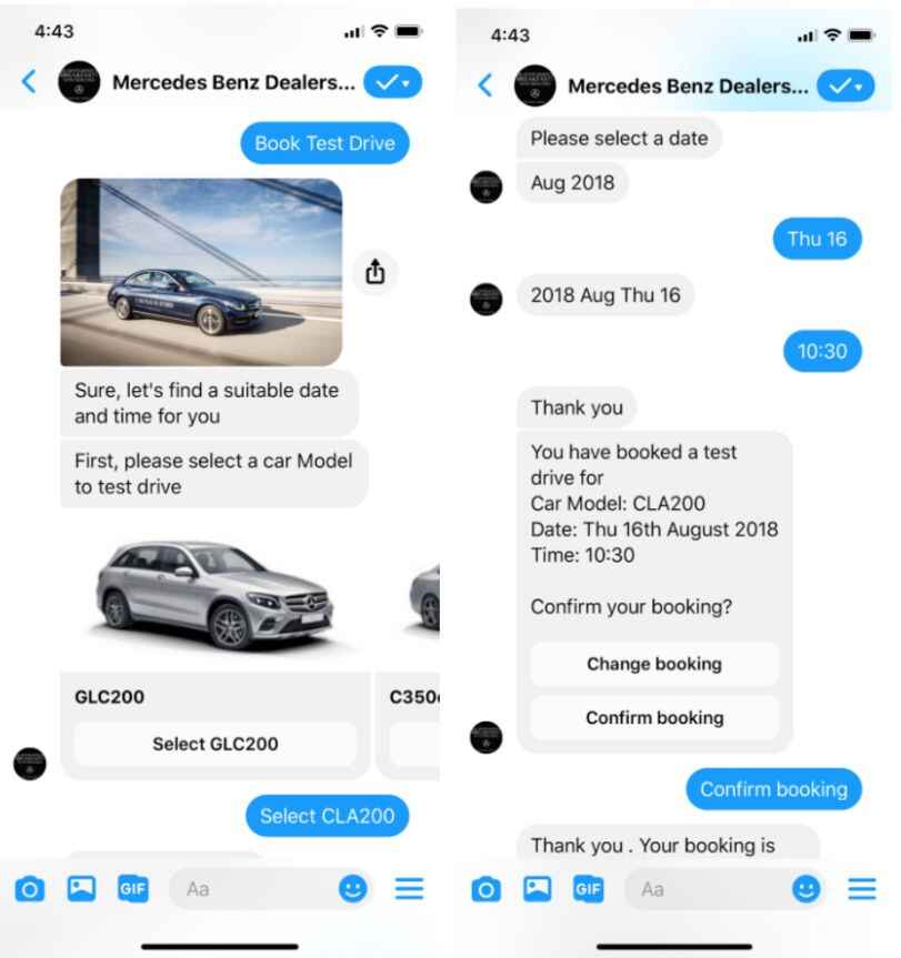 How much would it cost to develop a chatbot for An Auto Dealer Company