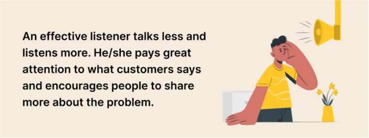effective listening in customer service