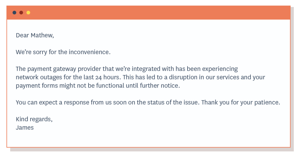 Apologies For Any Inconvenience Caused Letter Templates 42 OFF
