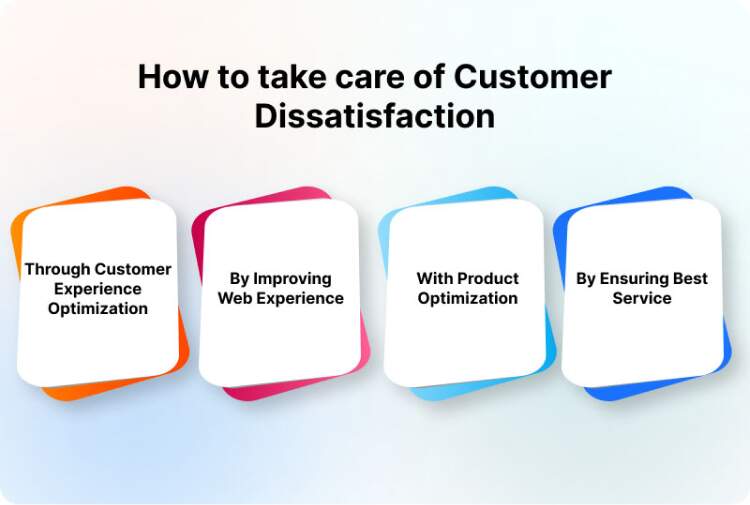 take care of customer dissatisfaction