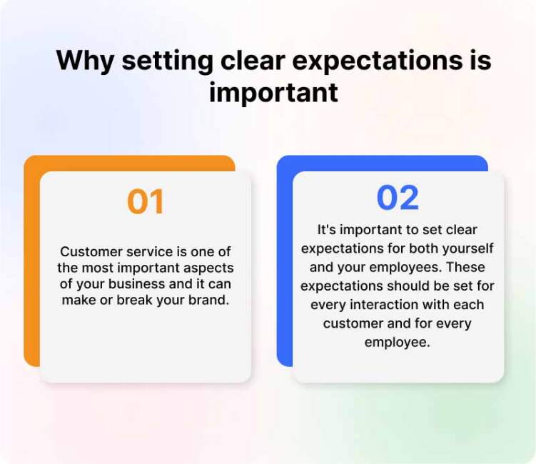 Why setting clear expectations is important