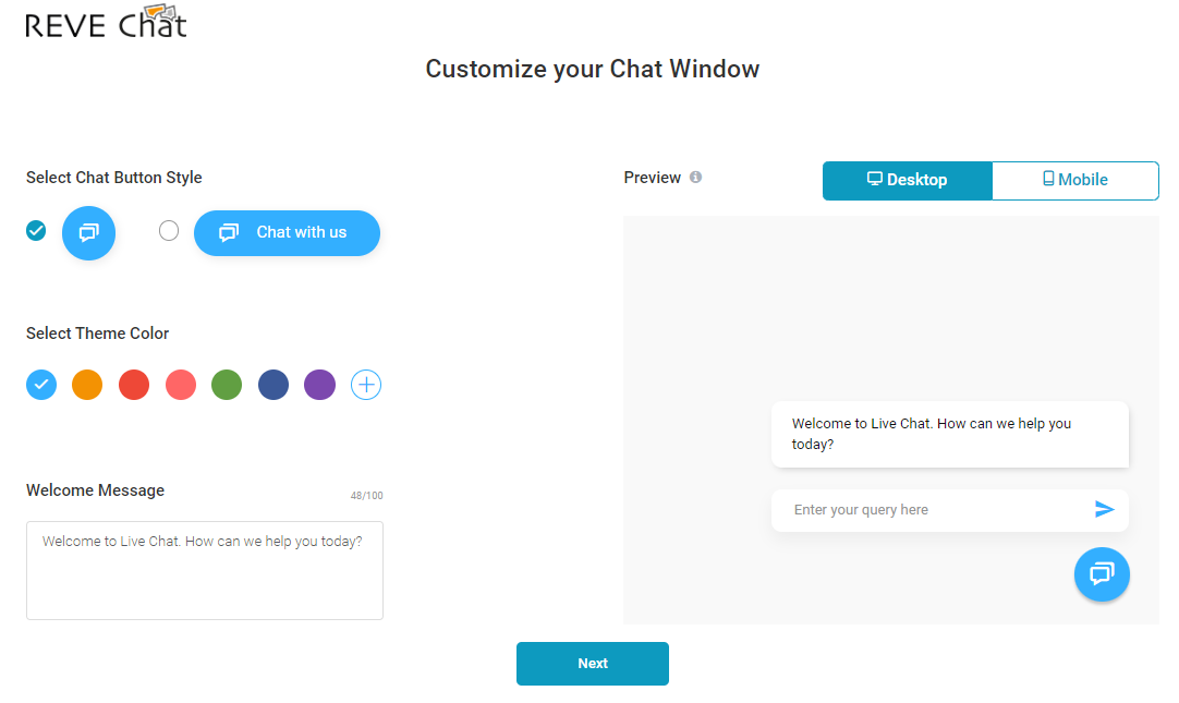 Customize your chat window