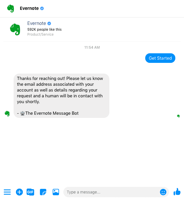 Handle customer queries with FB Messenger chatbot