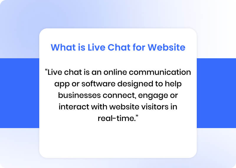 Live chat online website