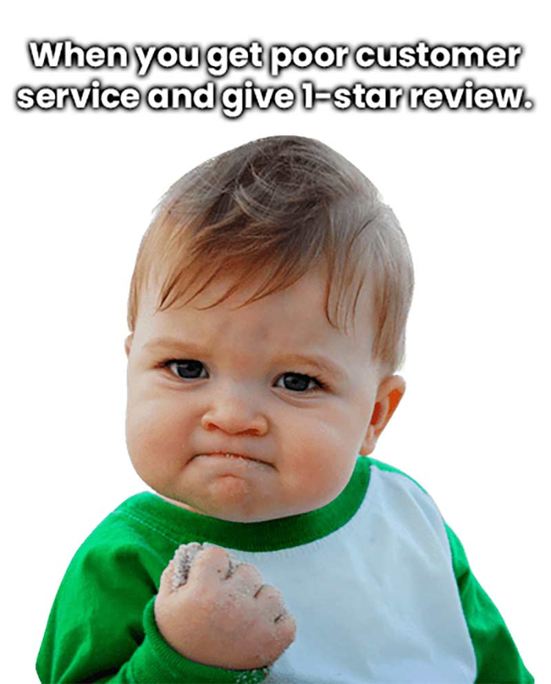 after giving 1-star feedback
