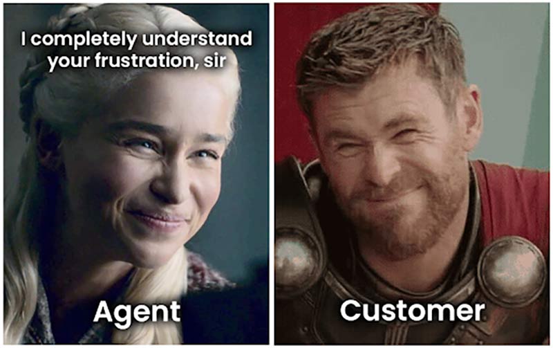 agent vs customer