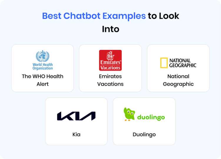 best chatbot examples