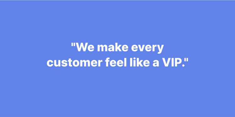 unique customer service slogan