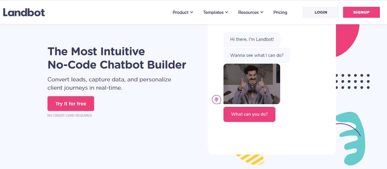 Landbot.io - chatbot platform