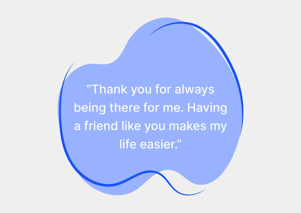 words to thank your friends
