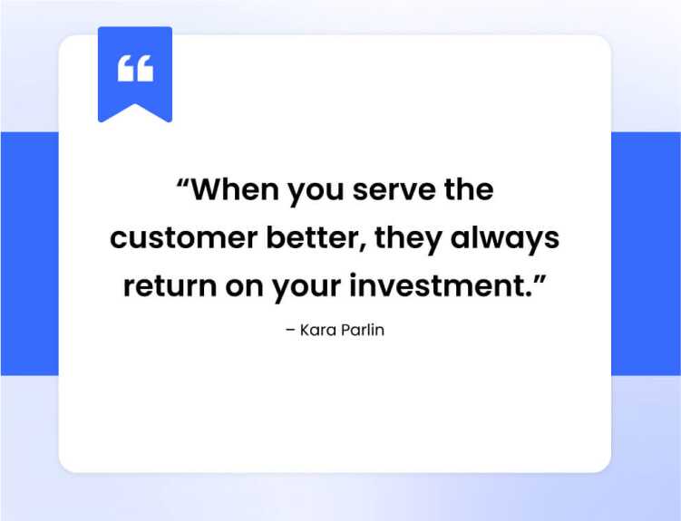 customer support quote