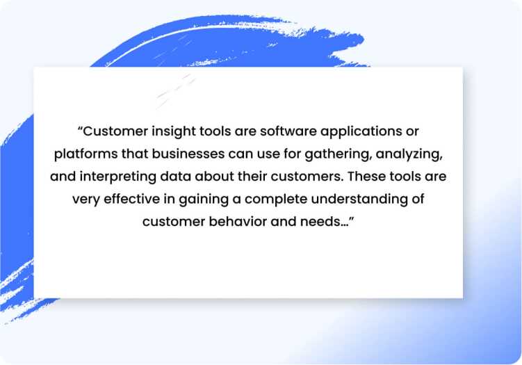 what-are-customer-insight-tools
