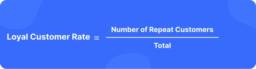 Loyal Customer Rate Formula