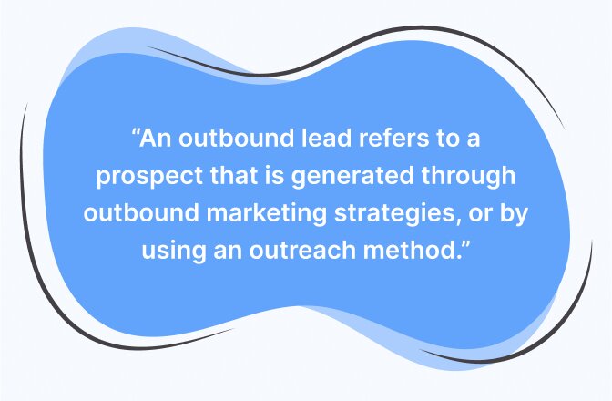what is an outbound lead