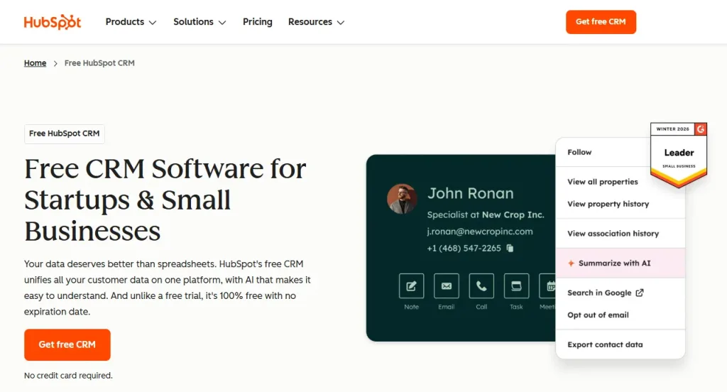 HubSpot CRM