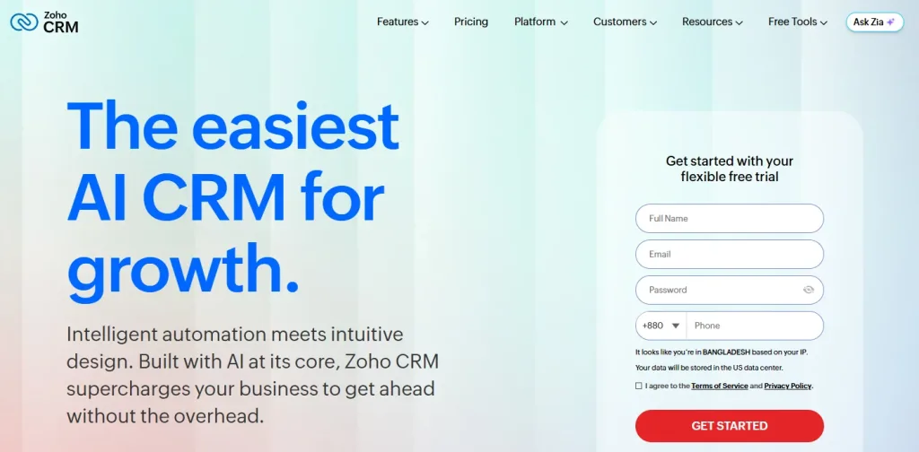 Zoho CRM