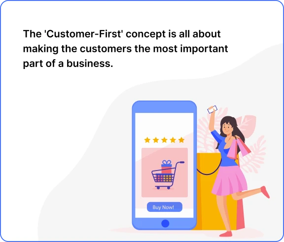 The customer first concept