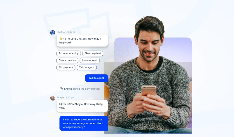 AI driven support with human touch