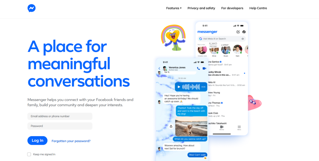 Facebook as the best instant messaging platform