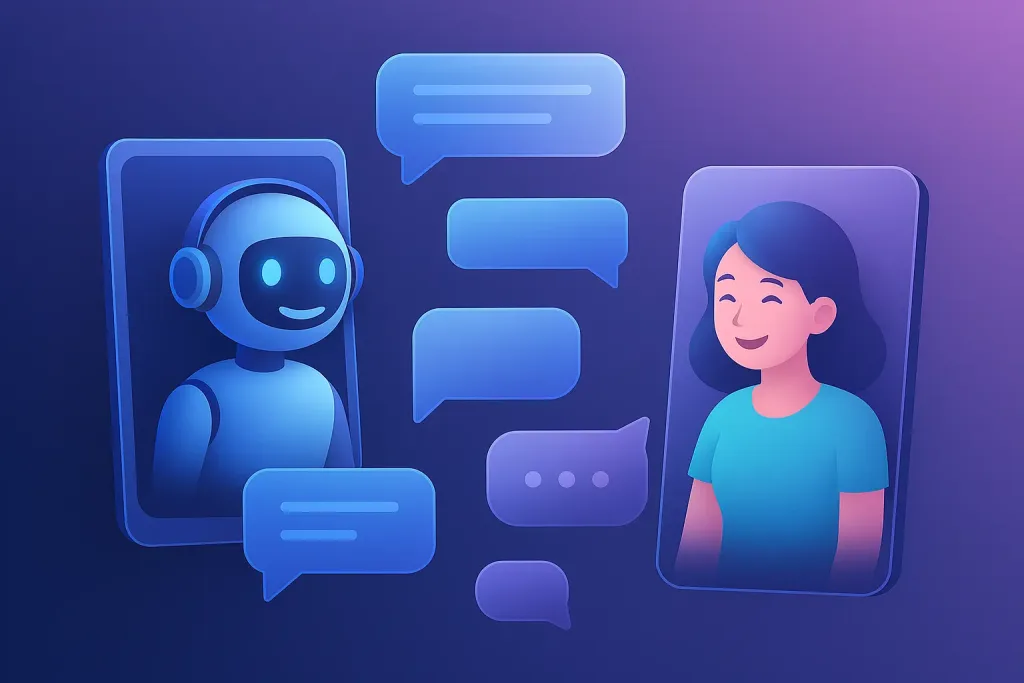 happy customers for faster response with chatbot