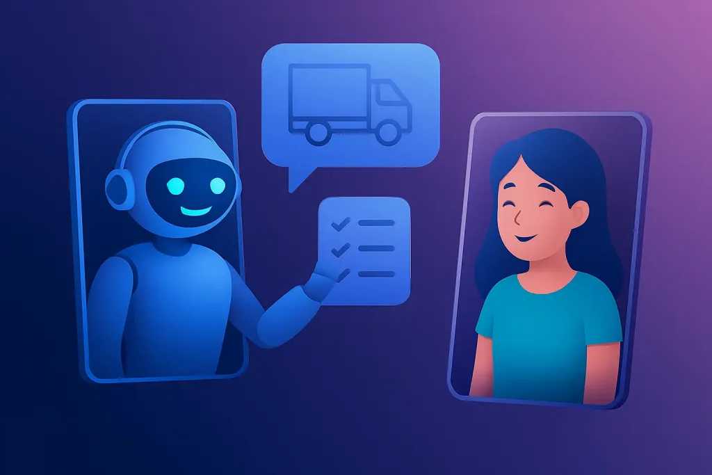 tracking orders and delivery update by ai chatbot