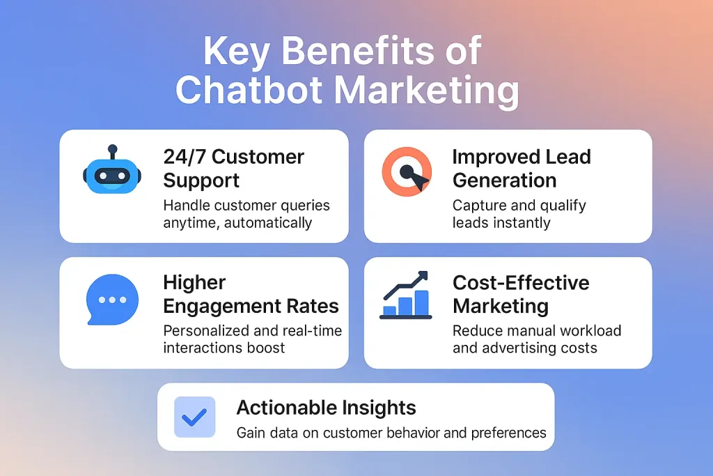 chatbot marketing advantages