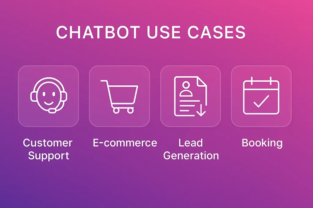 key use cases of chatbots