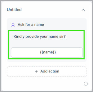 Ask Name | REVE Chat