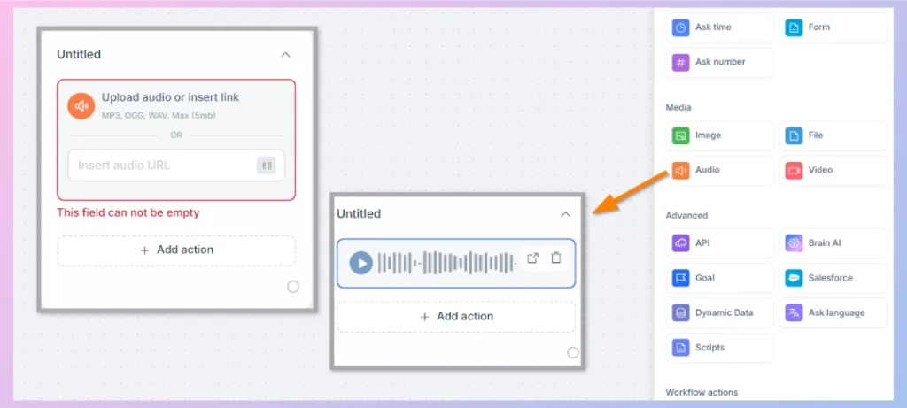 Media Action - Audio