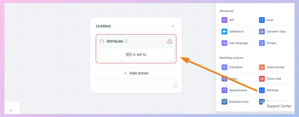 Workflow Actions- Attribute